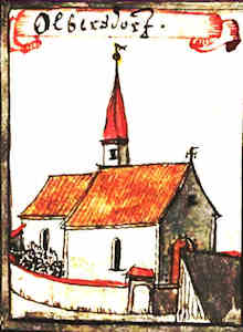 Olbersdorf - Kościół, widok ogólny